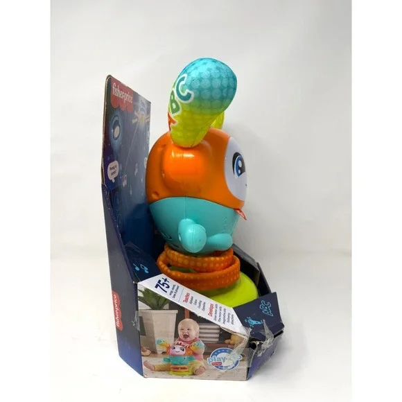 Fisher-Price DJ Bouncin Beats Interactive Musical Learning Toy with Lights NEW - Picture 2 of 4